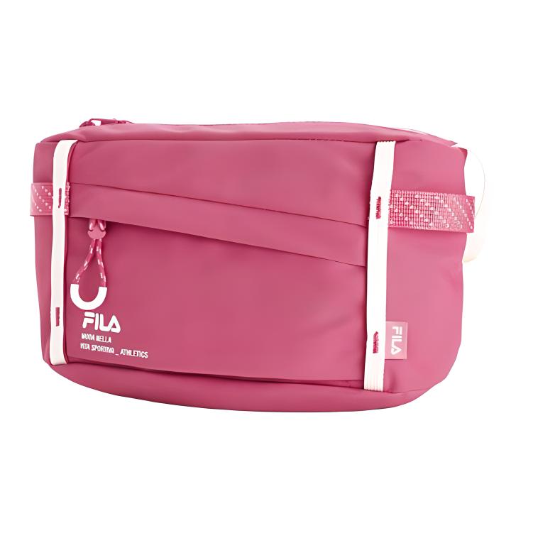 New FILA Fabric Shoulder Bag, Crossbody Bag Extra Small Unisex Green/Yellow/Pink A13U421131F