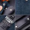 BULLCAPTAIN Cow Leather Men Women Key Bag Small Business Kay Case Man Housekeepers Fashion Decorative Bags High Quality Keychain