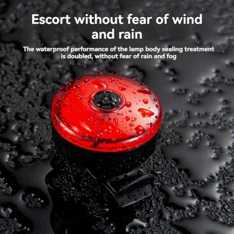 Bicycle Night Riding Mini Taillight USB Charging Bike Light Cycling Lamp Bicycle Lighting Led Front Rear Light Cycling Accessori