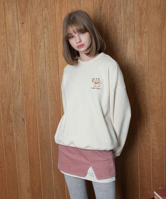 DEAR,PEER Slow Sweatshirt Cream