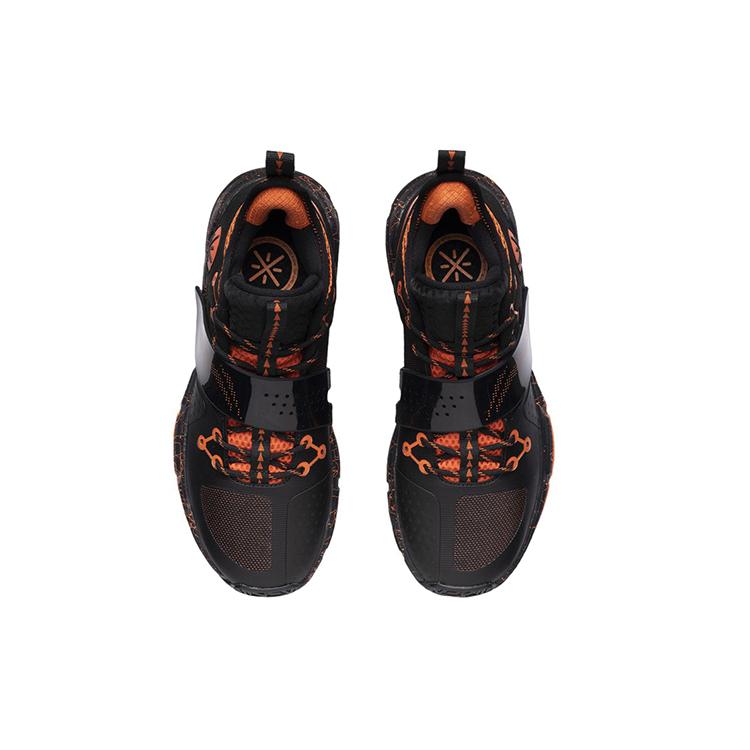 Li Ning Wade Block Textile, Synthetic Leather Cushioning Slip Resistant Abrasion Resistant Coverage Support Low top ABPR065-6