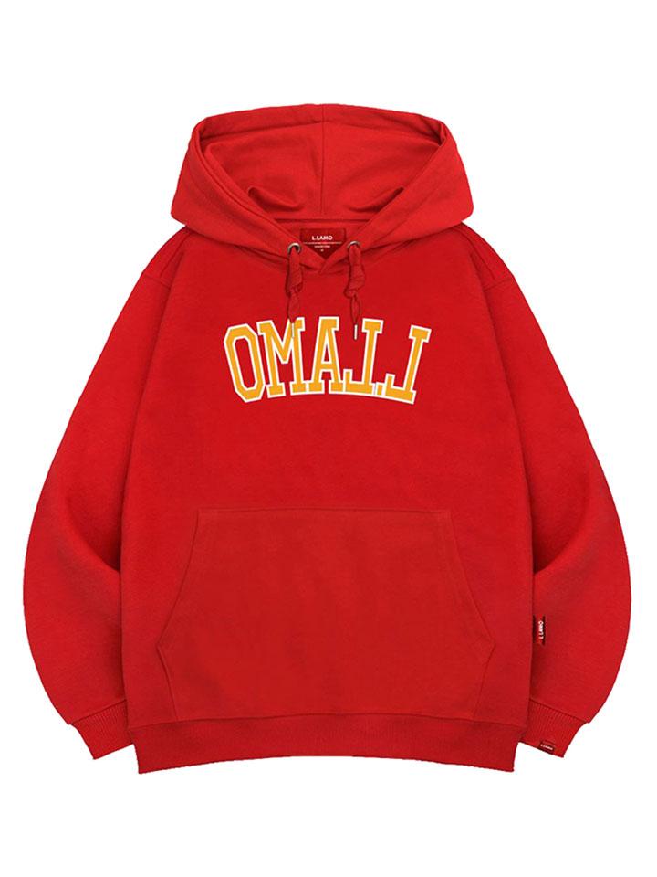 Reversible Logo Hoodie Unisex Big Size M~4Xl (B Type)