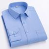 Plus Size 8XL 7XL Men Striped Dress Shirts Formal Fashion Social Office Long Sleeved Business Work Smart Casual Shirt Wholesale