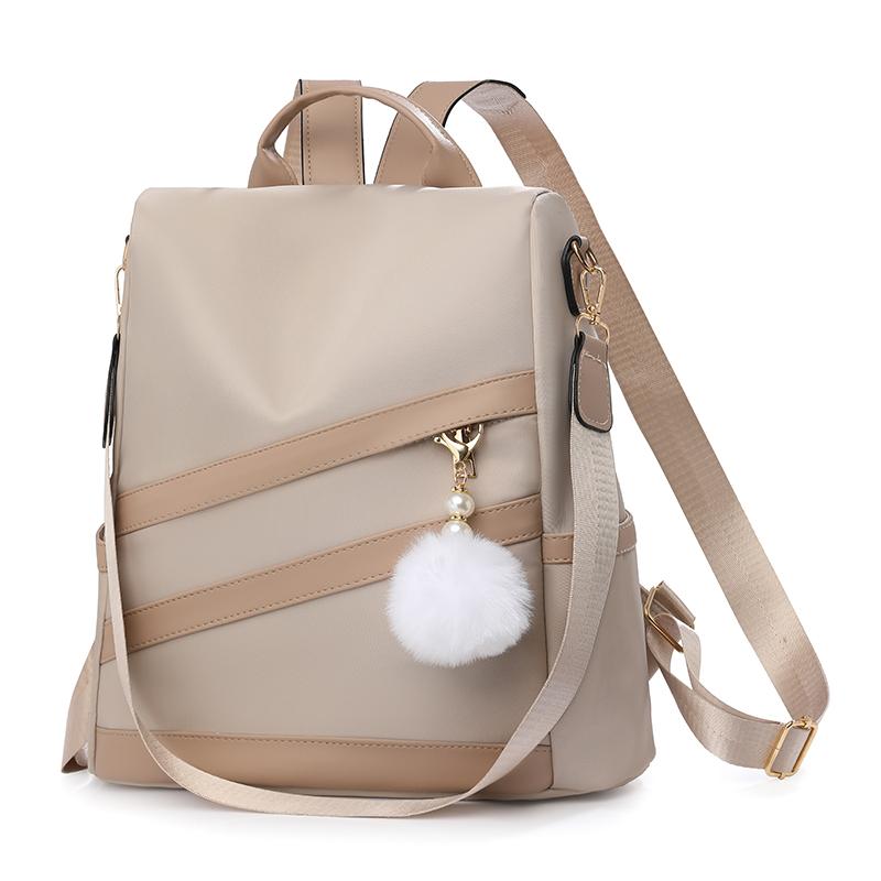 Shoulder Bag Women's Colored Commuter Backpack Large Capacity Anti-theft Backpack