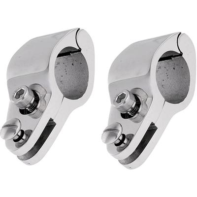 2pcs 316 Stainless Steel Boat Bimini Top Hinged Jaw Slide with Set Screw