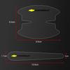 8 Stück Transparente Auto-Türgriffschale Kratzfester Schutzaufkleber für Chevrolet Cruze Equinox Captiva Trax Malibu Tahoe Impala Sonic