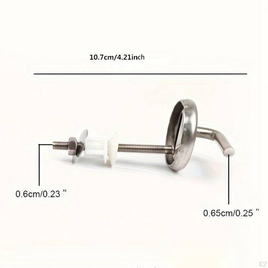 Toilet Seat Top Cover Hinges Fittings Replacement Universal Accessories and Screw Bolts