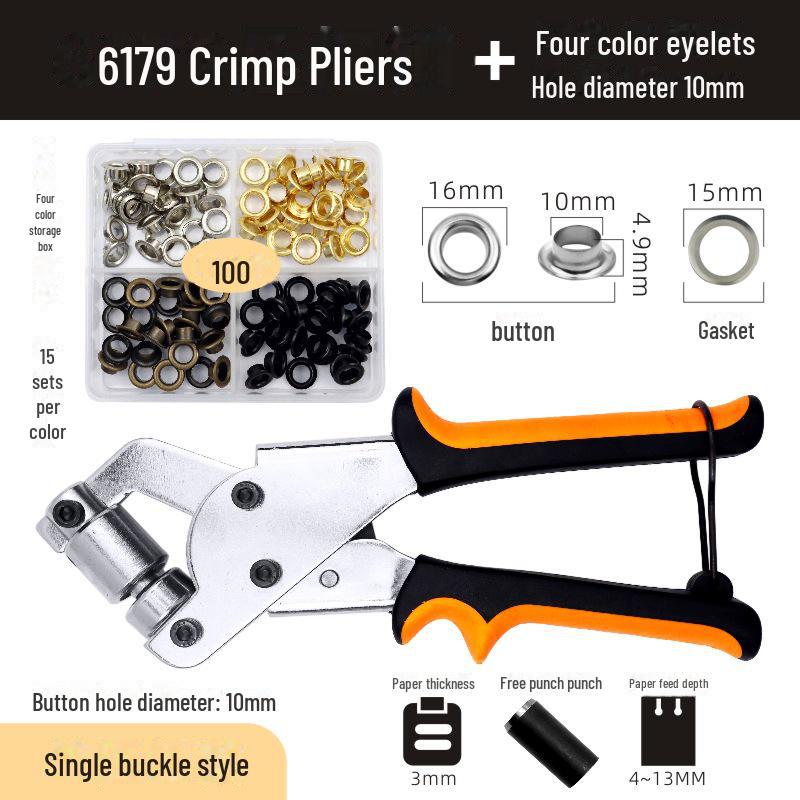 Air Eye Installation Pliers Set with Display Stand, Printing Cloth, and Press Buckle for Posters