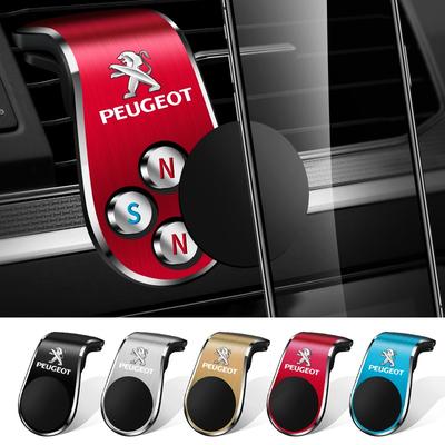 Samochodowy Magnetyczny Uchwyt na Telefon GPS w Kształcie L Emblemat Dla Peugeot 308 408 508 RCZ 208 3008 2008 206 207 108 406 407 408 206 207 208 306 307