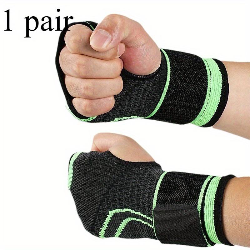 1PAIR Sports Strap Palm Guard Outdoor Sports Weightlifting Fitness Wrap Wrist Elastic Pressurized Strap Palm Guard