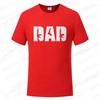 Dad Guns T-Shirt for Men Short Sleeve Tes Father's Day Gift Gun Lover Graphic Tops Harajuku Streetwear Oversized Male Clothing