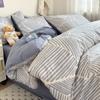 Sleep Grid 40 Count Cotton Simple and Fresh Four Piece Set
