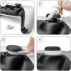 6 Stück Weiche Silikon-Joystick-Ziele Präzisionsringe Mittlerer Widerstand Hilfsringe für PS4 PS5 Xbox Switch Google Stadia Controller