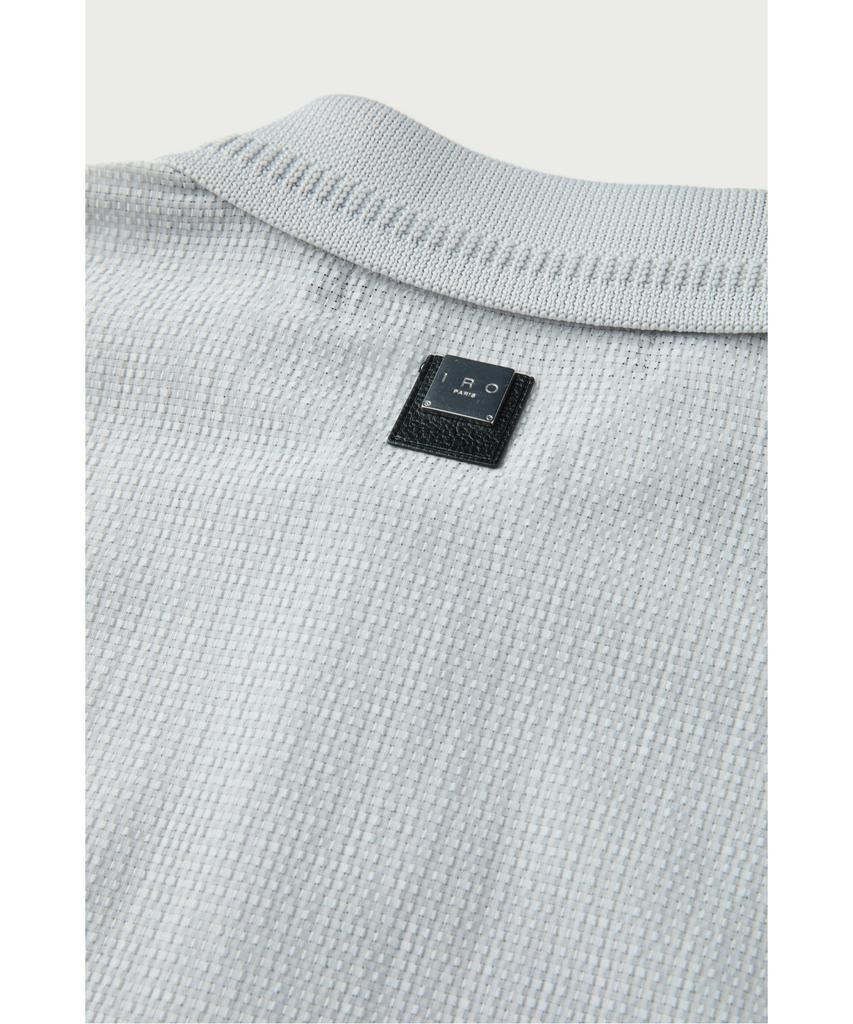 IRO Onder Seerker Collar Short Sleeve T-Shirt Iqtam26709Ivx
