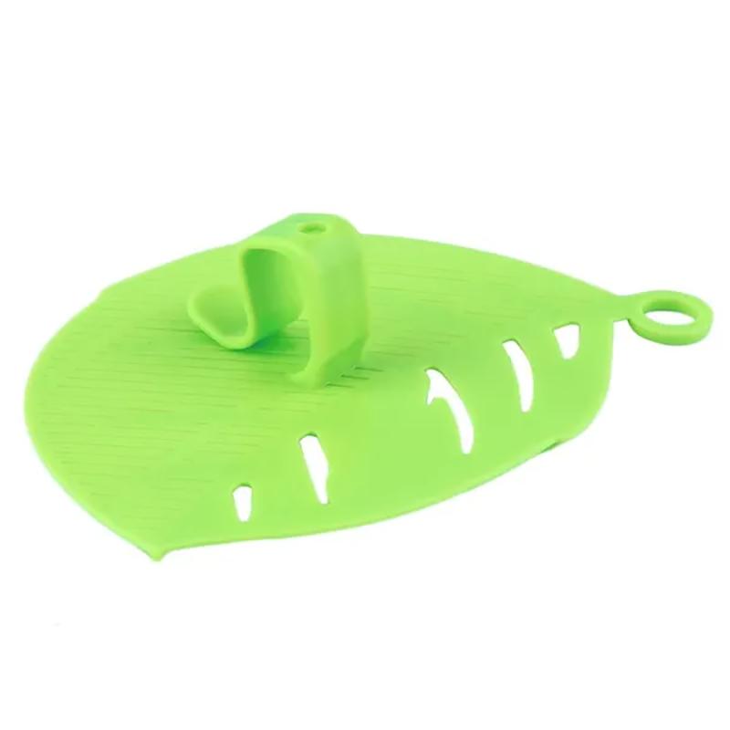 Durable Clean Leaf Shape Rice Wash Sieve Beans Peas Cleaning Gadget Kitchen Clips Tools