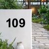 Modern Floating Houses Number Metal Houses Number Rusts Proof Home Address Number/Plaques Metal Mailbox Number Set