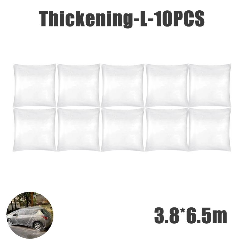 Einweg Transparente Autoabdeckung Staubdicht Regendicht Transparent Lackstaubdicht Kunststoff PE-Folie Regendichte Autoabdeckung