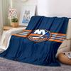 New York Islanders Print Flanelldecke Hohe Qualität Warm Bequem Decke für Alle Jahreszeiten Perfekt für Geschenke Heimdekoration