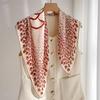 Elegant Xili Yarn Silk Scarf Women's Spring and Summer Multi-functional Mulberry Silk Scarf Decorative Scarf