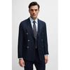 BOSS Stretch Cotton Blend Poplin Slim Fit Shirt Light Blue 50504802455 
