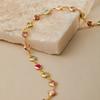 Colorful Heart Dopamine Color Clash Sweet Clavicle Chain Vacation Style Necklace