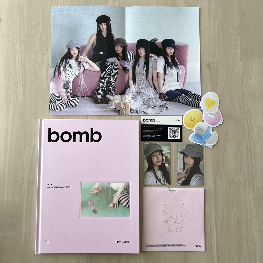 

[USED] ILLIT BOMB Standard Edition PINK BOMB Edition Opened Minju Complete