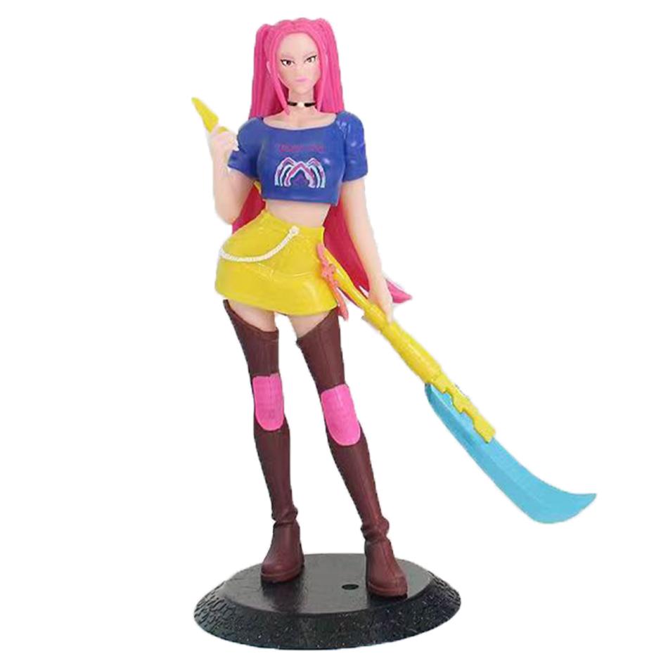 3pcs Anime Kpop Demon Hunter Figure Model Toy Cartoon Gaming Peripheral Desk Decoration Collection Figure Model Toy For Kid Gift