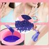 400ML Wax Warmer Replacement Pot Non Stick Silicone Wax Melting Bowl for Face Nose Pink Blue