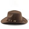 Western Cowboy Stil Wildleder Jazzhut Für Unisex