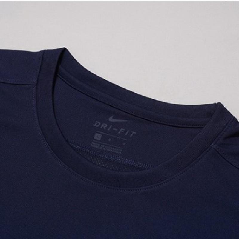 Nike Dri Fit Swoosh Short Sleeve Tee Bv6708  Navy 