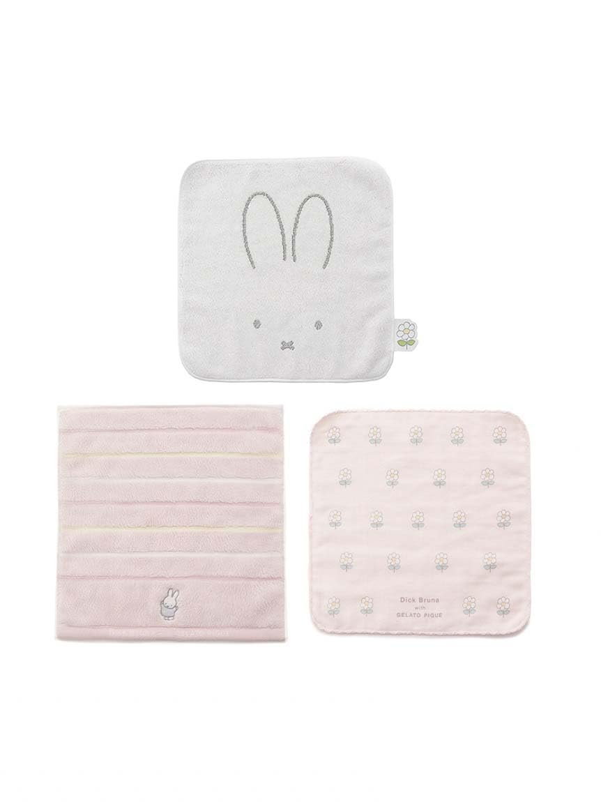 

Gelato Pique DickBruna Towel Set of 3 with Size F Package, PKGG259170, Kids, Pink, розовый