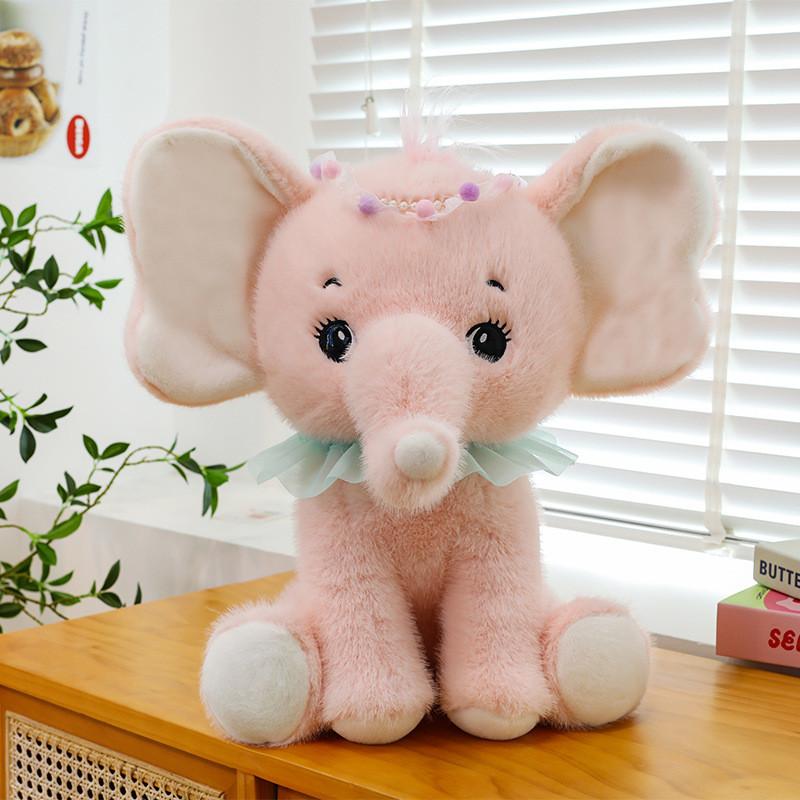 Plush Elephant Cartoon Toy Cute Cartoon Pp Cotton Filling Children Gift Doll