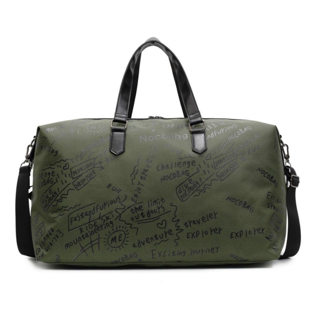 Travel bag letter fashion large capacity shoulder bag versatile fitness sports crossbody bag business trip airplane bag storage bag