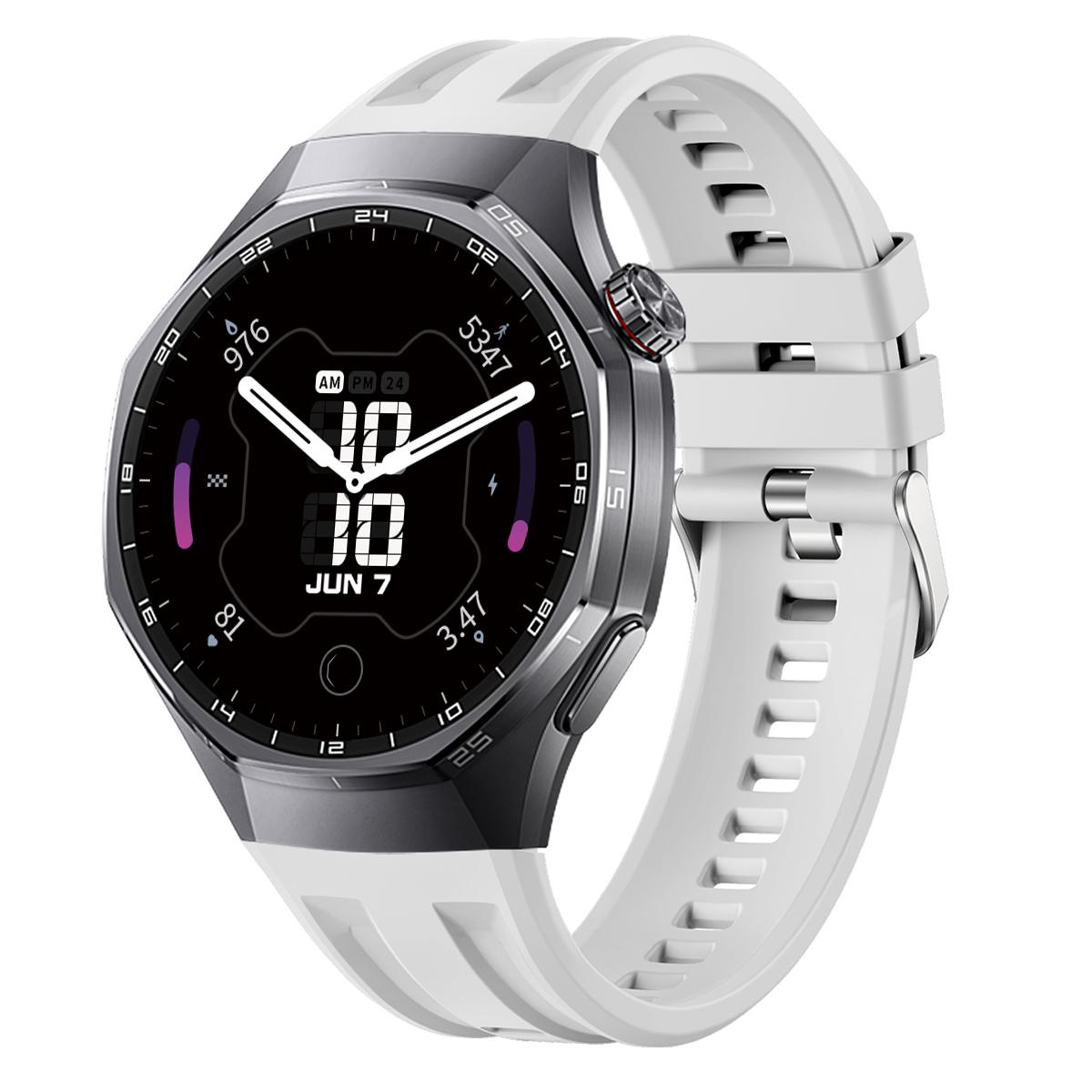 

Официальный силиконовый ремешок для Huawei Watch GT 6 Pro 46 мм, браслет Correa для HUAWEI WATCH GT6Pro 46 мм, спортивный ремешок, сменные аксессуары. Huawei Watch GT6 Pro 46mm белый