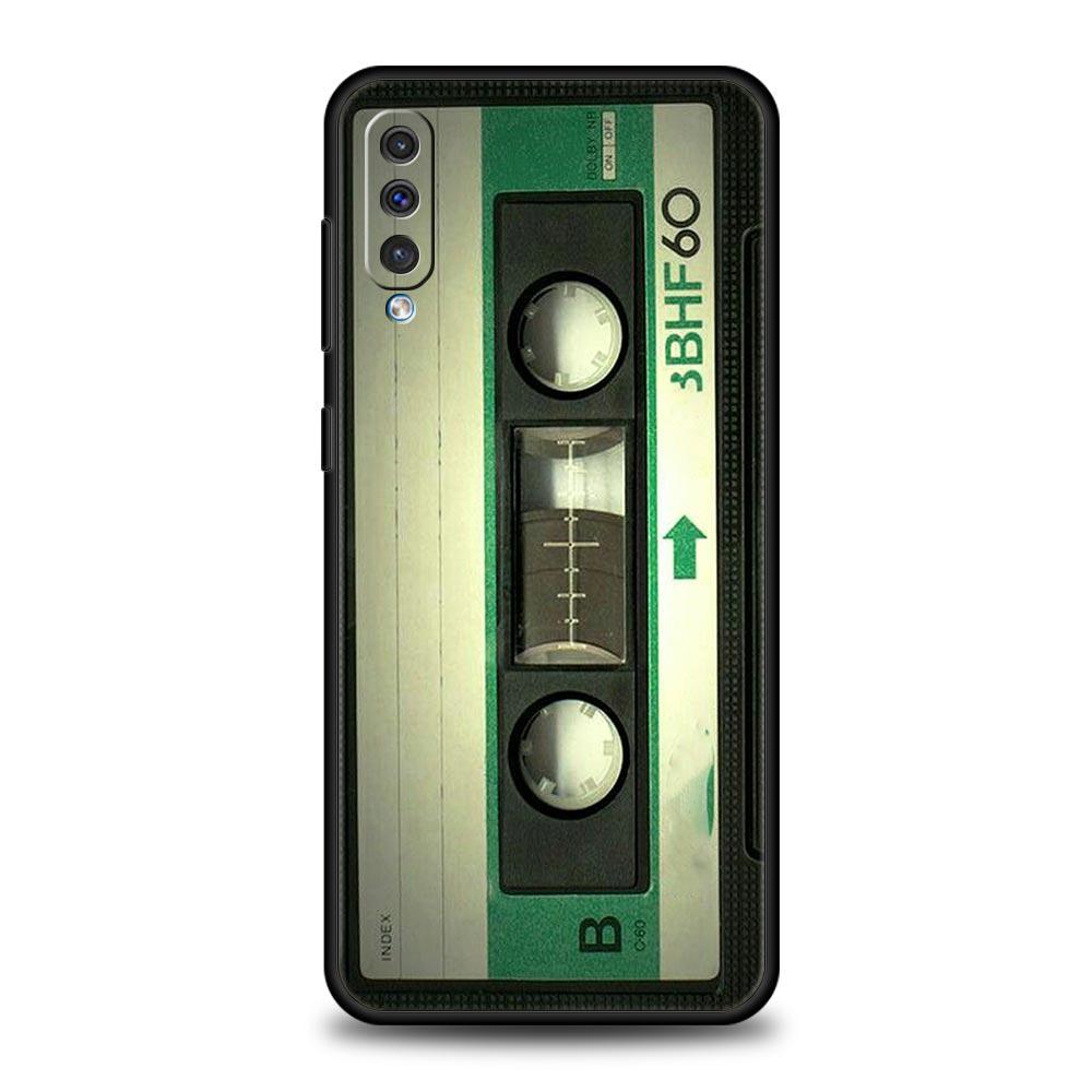 Vintage Cassette Tape Phone Case For Samsung Galaxy A56 A36 A26 A34 A17 A16 A06 A14 A12 A54 A72 A24 A22 5G A52 A50 A40 A32 Cover