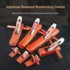 Indonesia Gong Manual Hand Planer Set: Compact Carpenter's Tool with Push Planer, Blade, Hug Planer, and Luban Planer