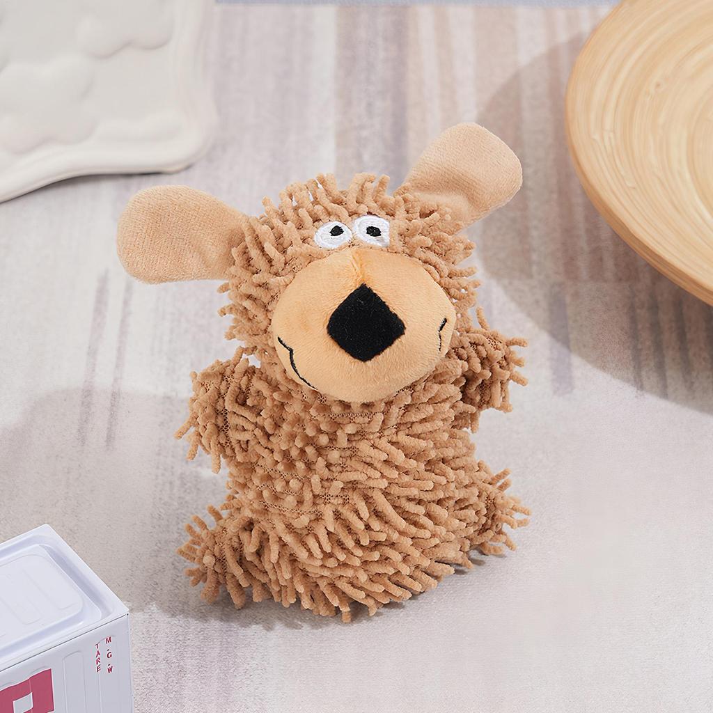 Dog Squeaky Toys Long Lasting Chew Squeaker Doll Small Dog Toys For Puppy Pet Outdoor Play Relaxing Home Livingroom Bedroom
