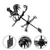 Weather Vane Metal Animal Iron, Witch And Dragon, Witch and Cat, Rooster, Outdoor Roof Garden Decoration Weather Vane, Home Crafts, Holiday Gifts