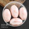 Electroplated Olive Ceramic Bead Necklace Pendant with Seed Beads for DIY Jewelry Crafting.