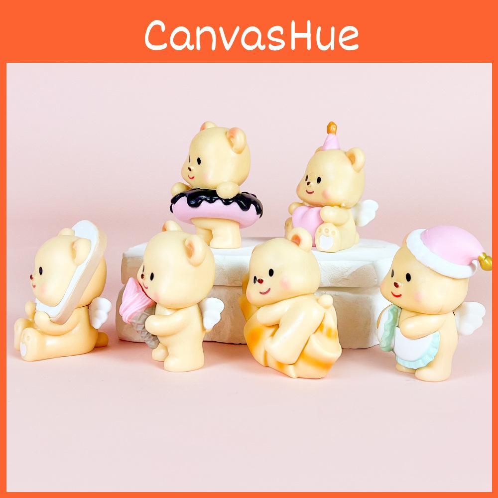 Bear Butter Anime Pvc Action Figures Model Toy Desktop Decoration Gift Kids