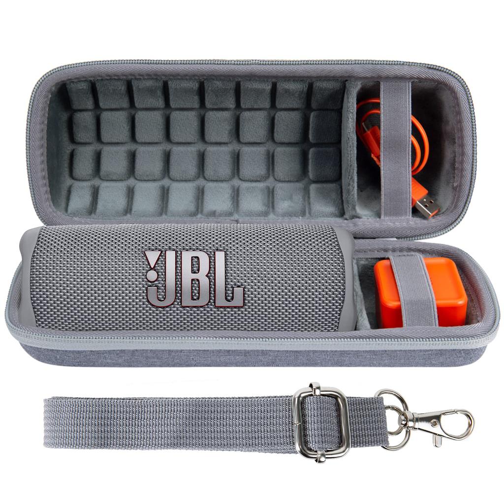co2CREA Storage Case for JBL Flip 7/Flip 6/Flip 5/Flip 4 Bluetooth Speakers (Hard Case, Gray)