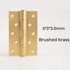 Solid Brass Butt Hinge 4 Inch Door Hinge 5 Inch Heavy Duty Hinge Quiet Bearing Hinge Antique Thick Hinge