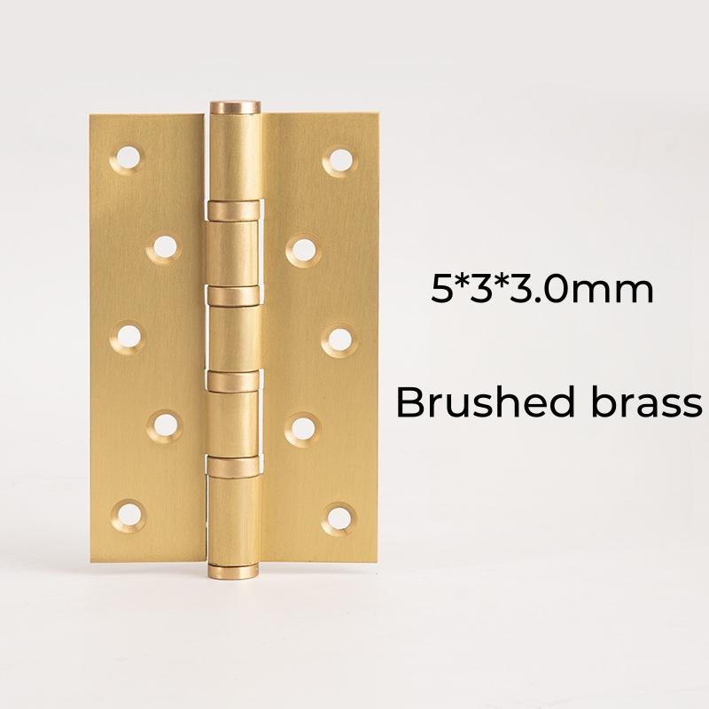 Solid Brass Butt Hinge 4 Inch Door Hinge 5 Inch Heavy Duty Hinge Quiet Bearing Hinge Antique Thick Hinge