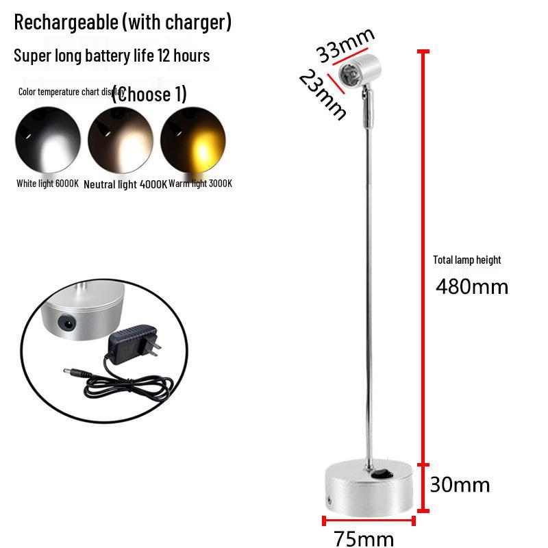 Wireless Jewelry Display Spotlight with Battery