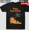 Funny Black Understand Gay Garfield Unisex Black Short Sleeve SML XL 2345XL