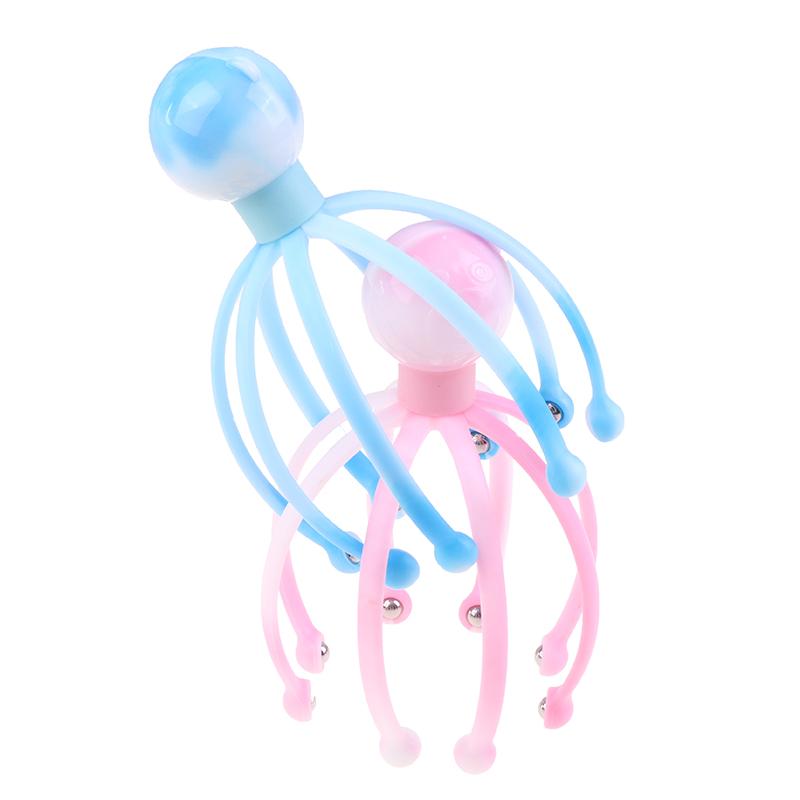 Head Massager Scratcher Neck Massage Scalp Relax Calm Stress Relief Octopus Tool