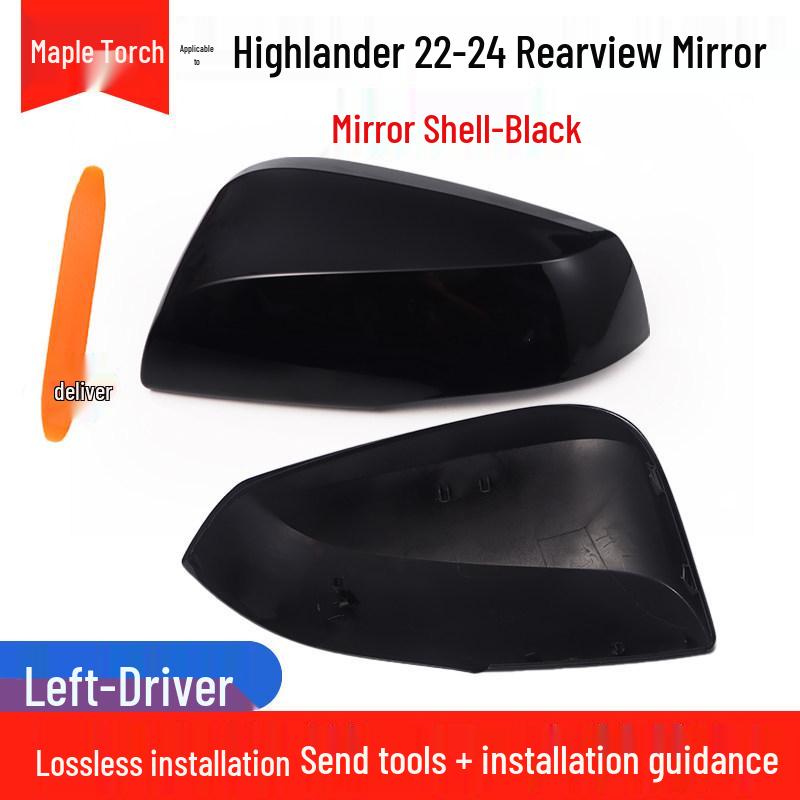 Toyota Highlander 22-24 Rearview Mirror Shell with Turn Signal Reflective Frame