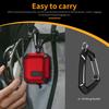 For Samsung Galaxy Buds3 Pro/Buds3 Case TPU + PC Magnetic Case Stand Bluetooth-Compatible Earbuds Cover with Carabiner