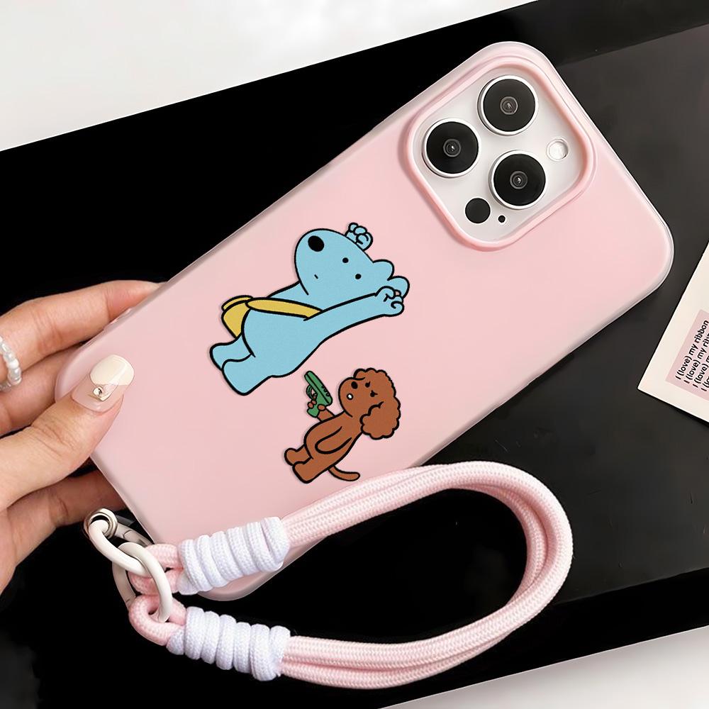 Bemalte Handyhülle für iPhone 15 11 13 14 für 15 16 Pro Max 12 13 16 Pro Niedlich Fasion Lustig Lanyard Handyhülle Neueste Top-Selling-Empfehlungen