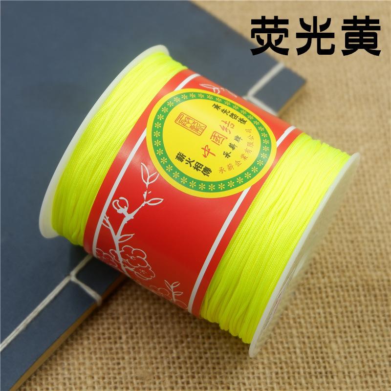 Taiwan Chengxin A Linie 1 mm Jade-Linie DIY Schmuck Weben Armband Seil Rotes Seil Geflochtenes Seil Chinesischer Knoten Draht